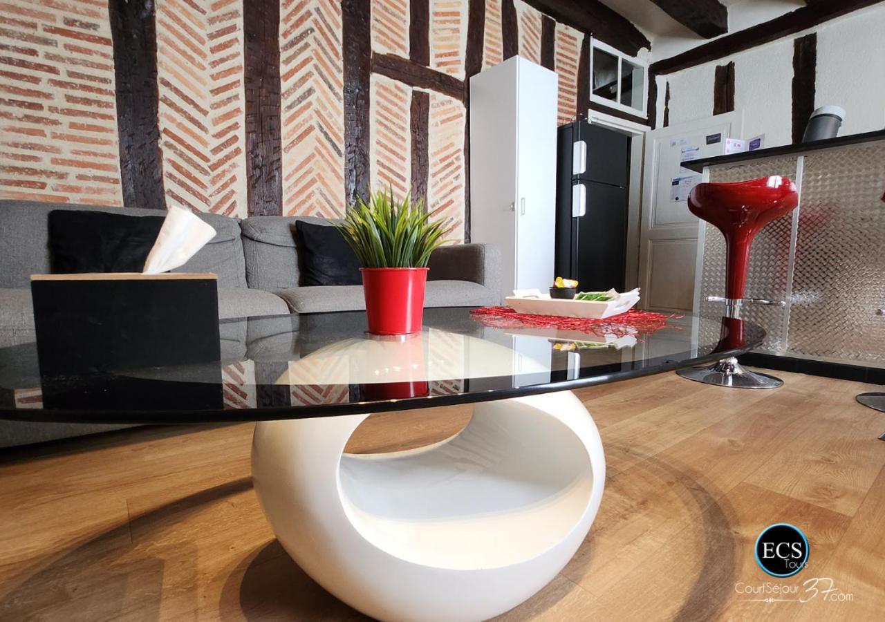"L'Appart" Vieux Tours - Charme - Place Plumereau - Arrivee Autonome מראה חיצוני תמונה