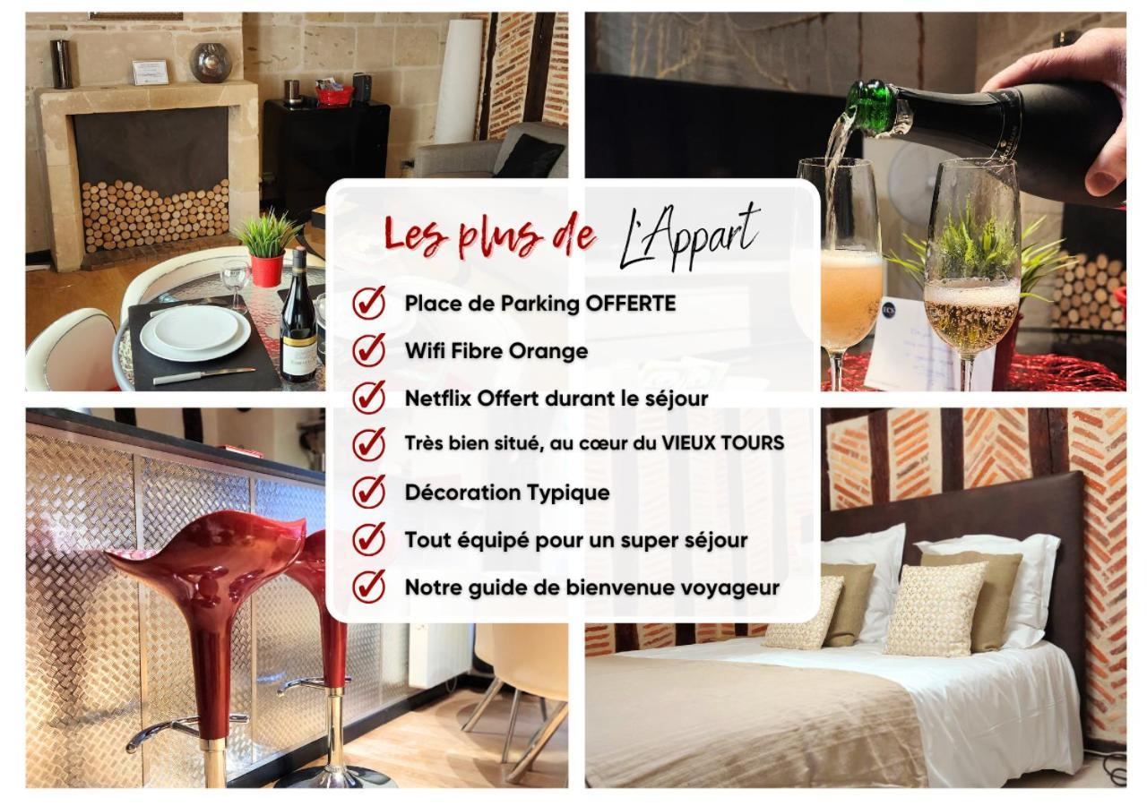 "L'Appart" Vieux Tours - Charme - Place Plumereau - Arrivee Autonome מראה חיצוני תמונה